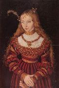 Lucas Cranach the Elder, Portrat der Prinzessin Sibylle von Cleve als Braut